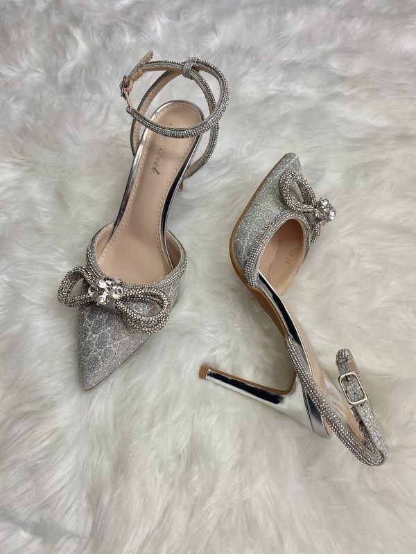 Decollete New Diamond - Glitter Argento - Image 5