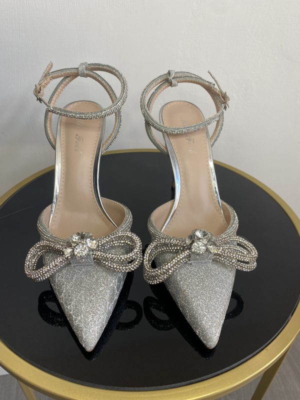 Decollete New Diamond - Glitter Argento - Image 17