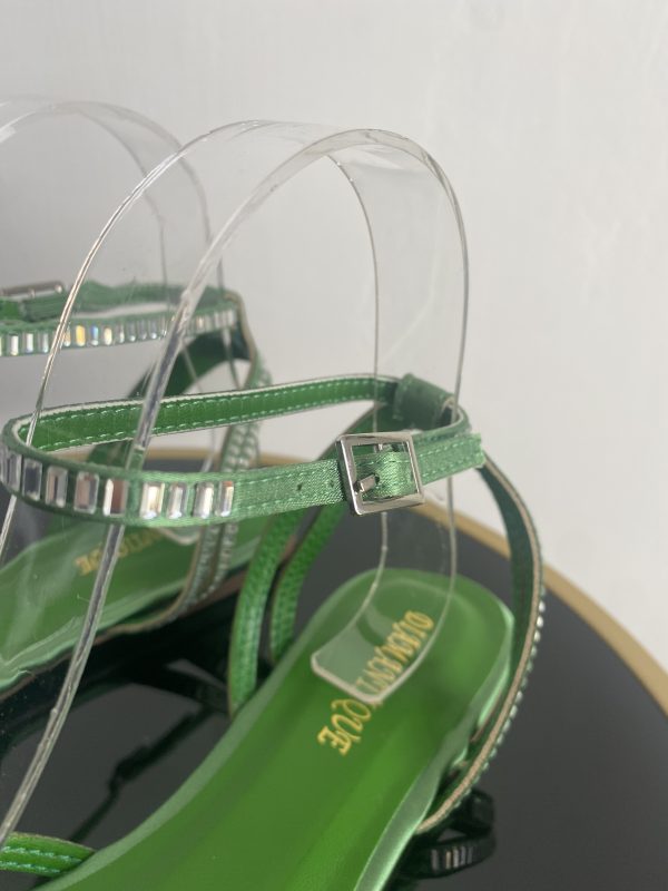 Sandali Tango Lover Shine Flat - Verde - Image 5