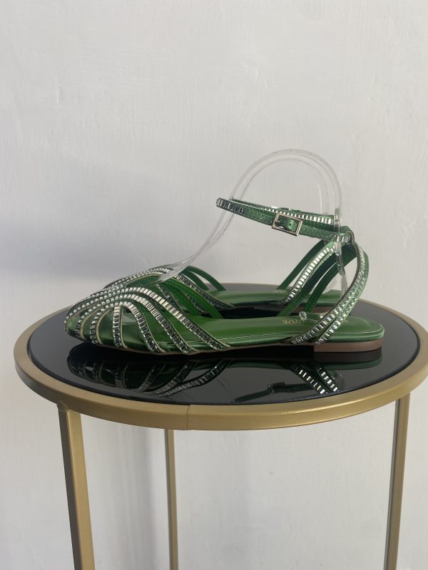 Sandali Tango Lover Shine Flat - Verde - Image 6