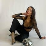 Body Rete Strass - Nero. - Image 2