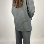 Blazer Completo Gessato Flanella - Grigio - Image 4