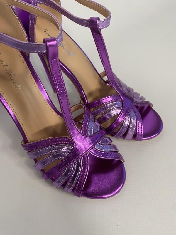 Sandali Tango Open Toe  Bicolor - Viola / Lilla - Image 3