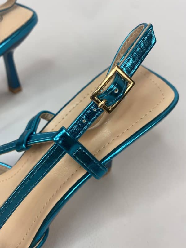 Slingback Morsetto Gioiello - Azzurro - Image 6