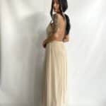 Maxi Dress Demoiselle - Champagne - Image 2