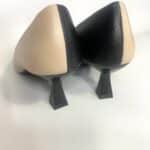 Decollete Meryl Low Heels - Bicolor Nude / Nero - Image 3