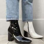 Stivaletto Bicolor - Bianco / Nero - Image 4