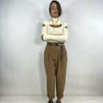 New Pantaloni Doppia Pinces - Fango - Image 5