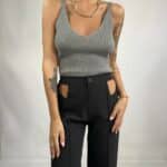 Twin Set in Maglia - Grigio - Image 3