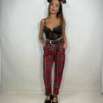 Corsetto Lycra e Pizzo con Gancetti- Nero - Image 3