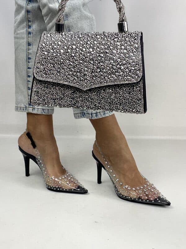 Slingback Crystal - Nero Diamond - Image 3