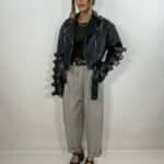 Pantaloni Doppia Pinces Relaxed Fit - Burro - Image 7