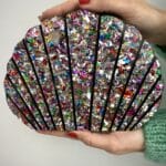 Clutch Conchiglia - Multicolor / Argento - Image 4
