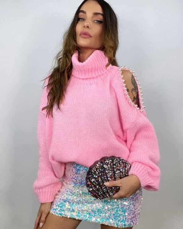 Clutch Conchiglia - Multicolor / Argento - Image 9