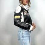 Chiodo Supercrop Motocross - Nero/ Bianco. - Image 3
