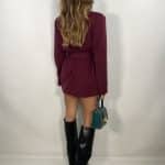 Blazer Completo Kimono - Bordeaux - Image 4