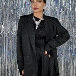 Completo Over Pantaloni ampi - Nero Strass - Image 6