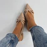 Slingback Silla Baby Flat - Nude - Image 2
