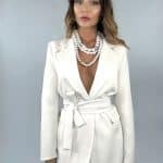 Completo Over Kimono - Bianco Panna - Image 2