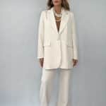 Completo Over Kimono - Bianco Panna - Image 3