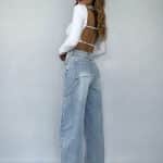 Jeans Baggy Balloon - Denim Chiaro