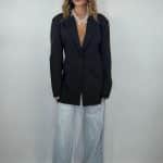 Blazer Cut Out Fiocco - Nero - Image 2